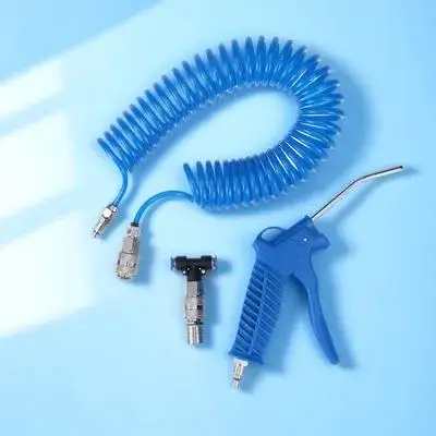 

Car Interior Cleaning Tool Three-Piece Set High Pressure Air Blow Durable ABS Material for Home and Workshop Blue