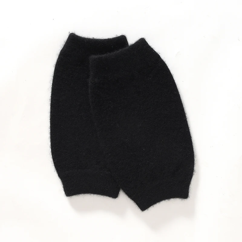 100% الكشمير الخالص منصات الركبة غرفة مكيفة الهواء المشتركة يغطي الرياح الباردة حماية الشتاء الرجال النساء محبوك الركبة كم #4