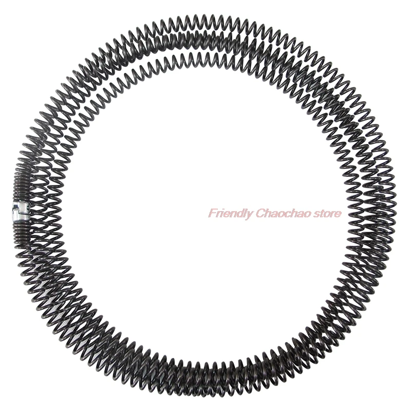 16mm Diameter 3-Meter Drain Dredging Spring Kitchen Toilet Sewer Blockage Tool Pipe Dredger Extension for Cleaning Clogs