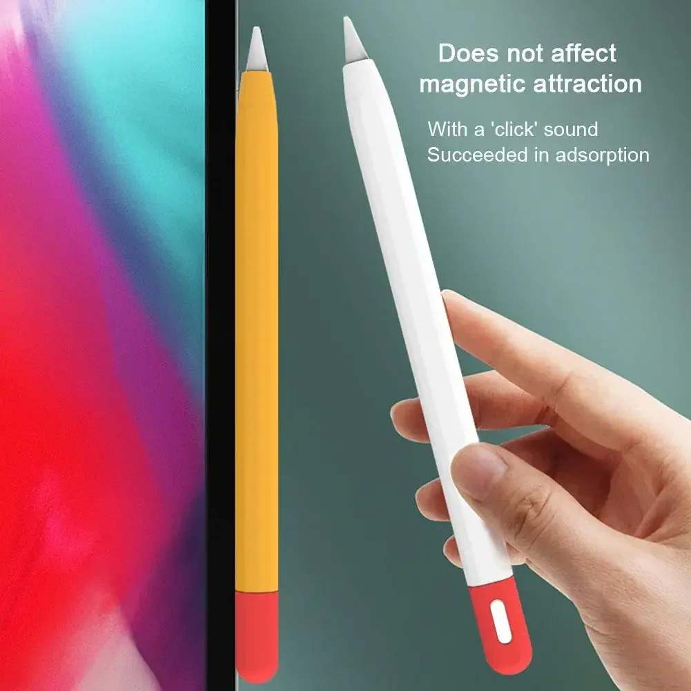 Silicone Case for Apple Pencil 3 (USB-C), Protective Cover Sleeve with Grip, Anti-Roll Flat Portable Stylus Skin for IPad Pencil