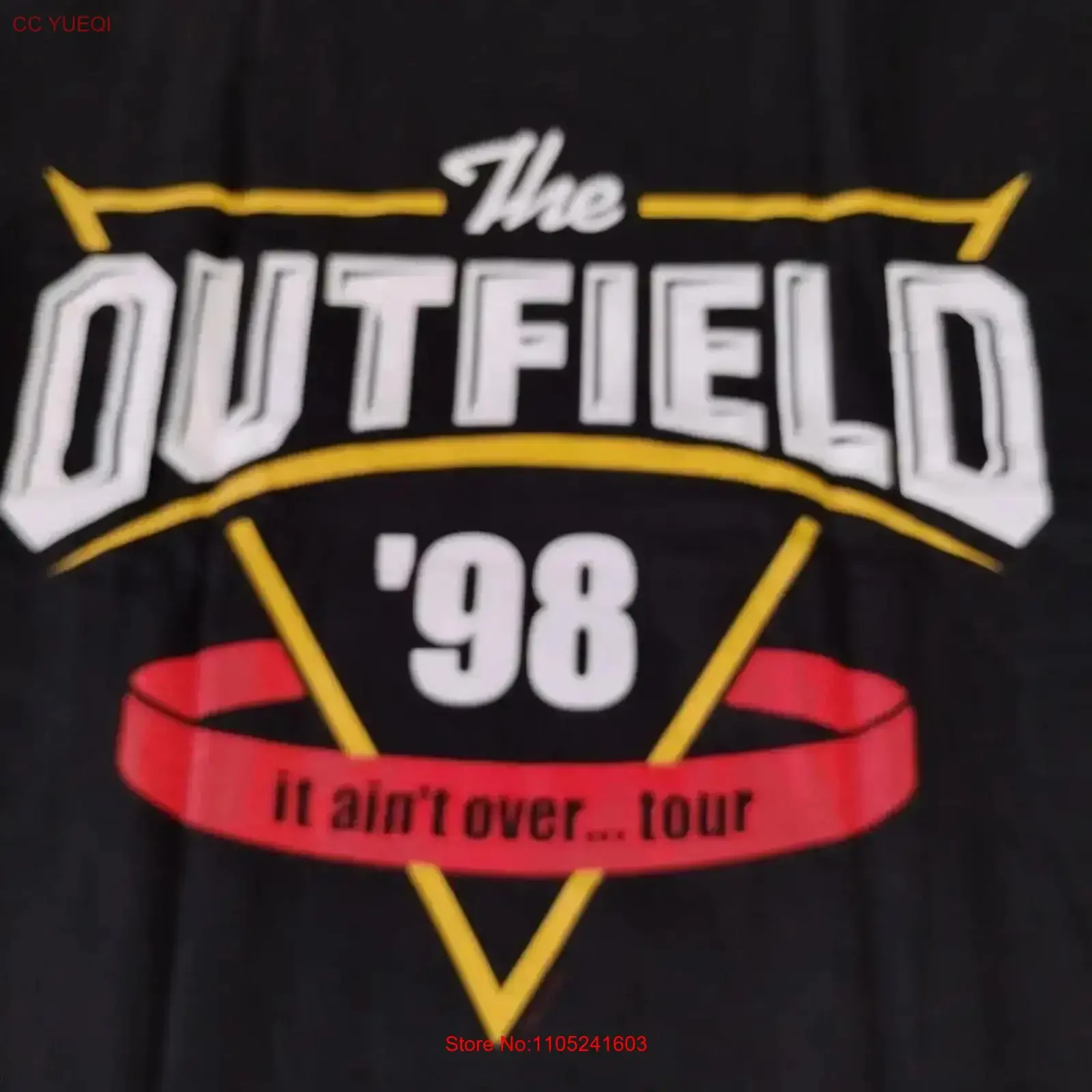 THE OUTFIELD Vintage 1998 It Ain't Over Tour Camiseta Never Worn XL vintage Gráfico lavado Transpirable Ropa de diseñador elegante