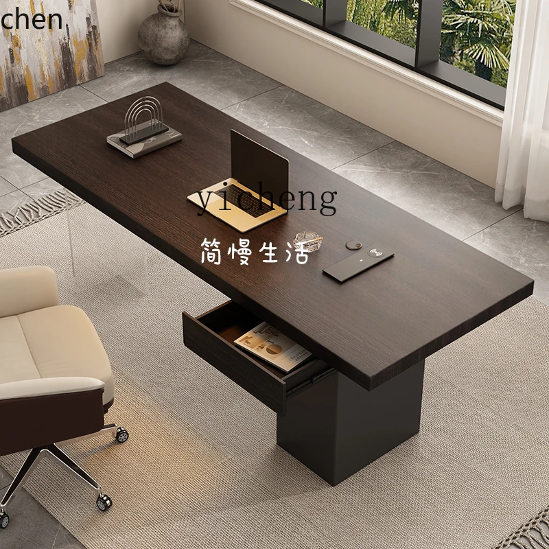 HXL desk household light luxury high-end writing desk modern acrylic computer desk office
