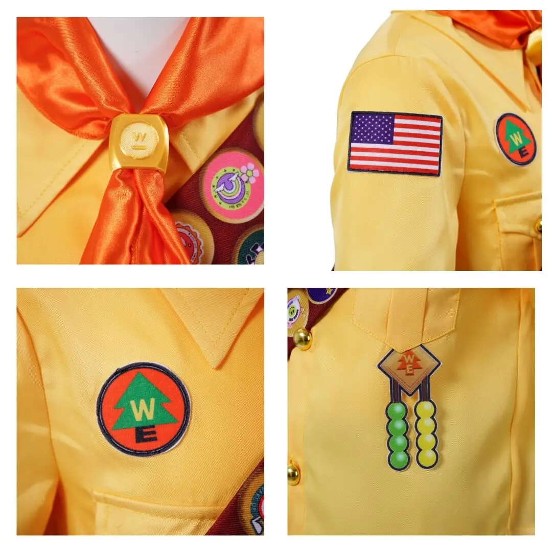 راسل تأثيري حلي الاطفال الكبار أنيمي فيلم حتى شخصية الأداء موضوع حزب الزي الأولاد الرجال هدية الكريسماس Takerlama