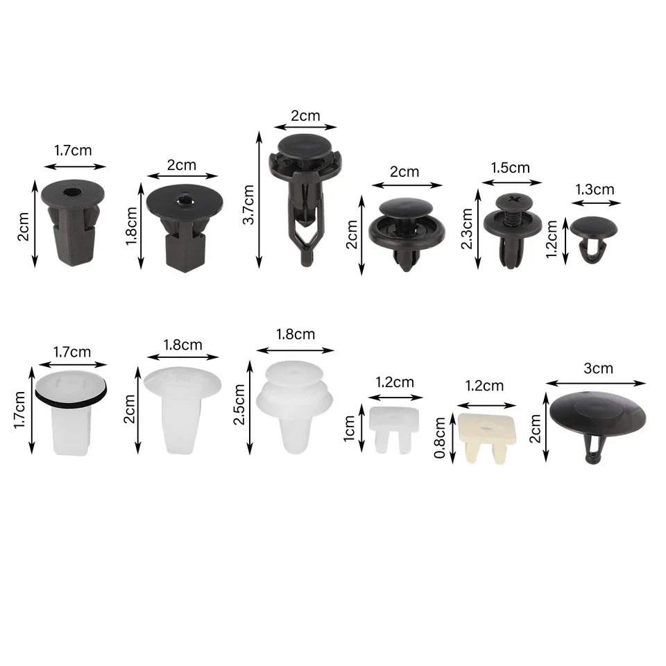 Auto Body Bumper Klinknagel Retainer Molding Push Pin Clips Trim Accessoires Bevestiging