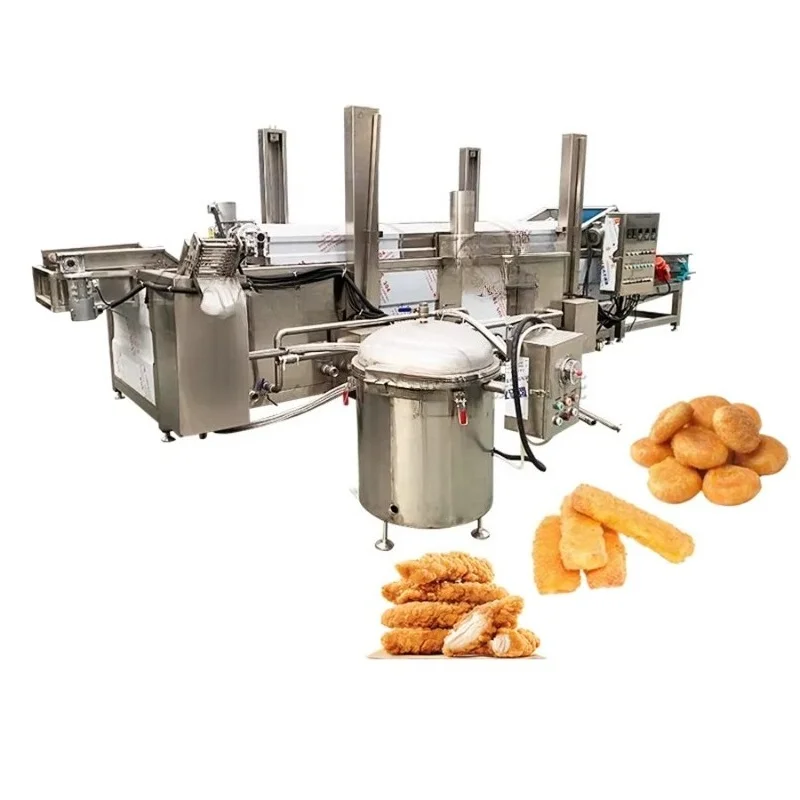 Commercial Frying Machine Industrial Deep Fryer High Efficiency Equipment for Food Production Line