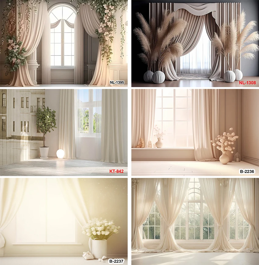 

Photography Background French Sash Window Interior Room Wedding Party Maternity Portrait Decor Backdrop Photo Studio