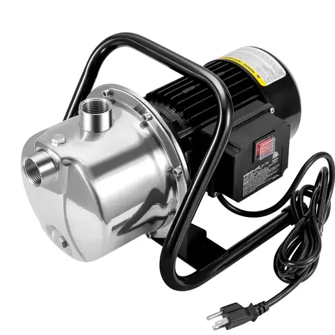 SucceBuy pompe de puits peu profond 1.1 HP 115V 978GPH 131ft hauteur 69.6psi pression maximale arroseur Portable Booster pompes à Jet Irrigation