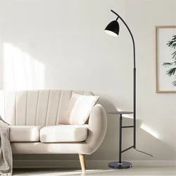 Nordic Designr Golden Shelf Floor Lamps for Tea Table Living Room Sofa Stand Lamp Iron Art Marble Bedroom Bedside Vertical Light