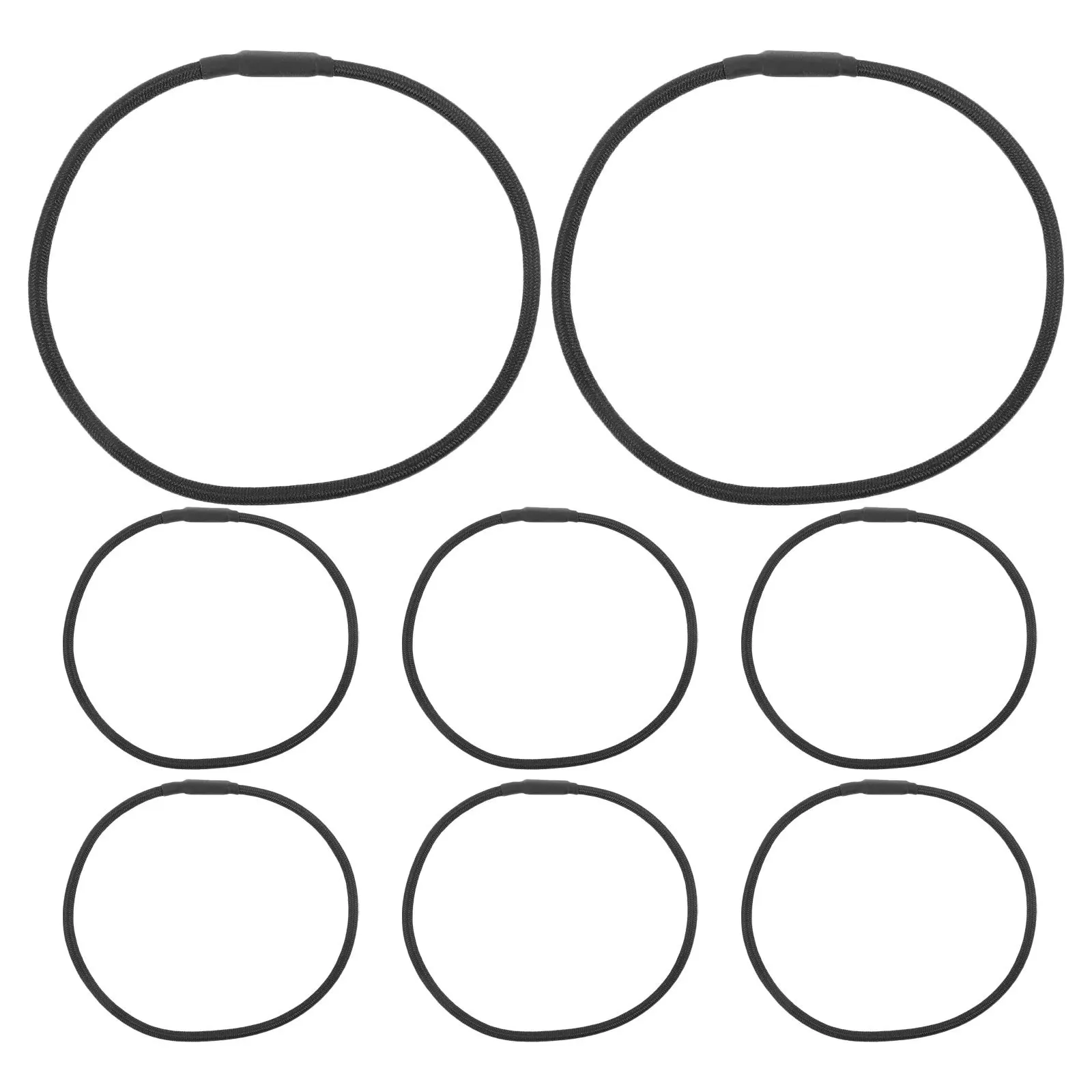 

8Pcs Microphone Shock Mount Elastic Bands Rubber Rings Universal Shockproof Replacement for Condenser Mic Studio Recording