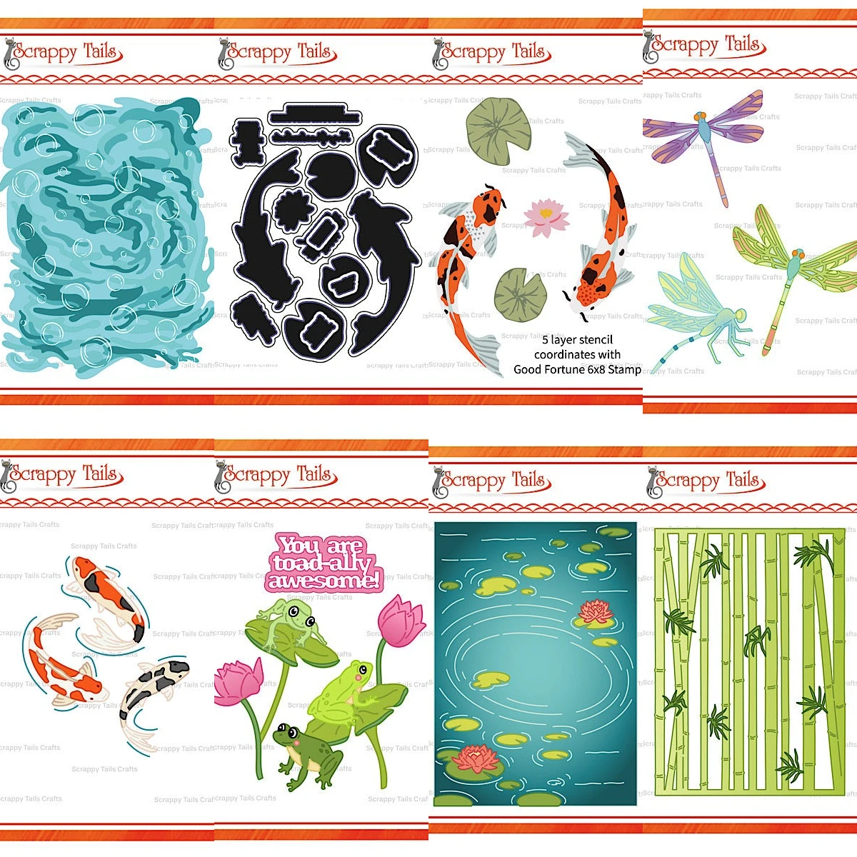 

Pond Frogs Stamps 2026 New Metal Cutting Dies For Scrapbook Diary Decoration Embossing Template DIY Greeting Card Handmade
