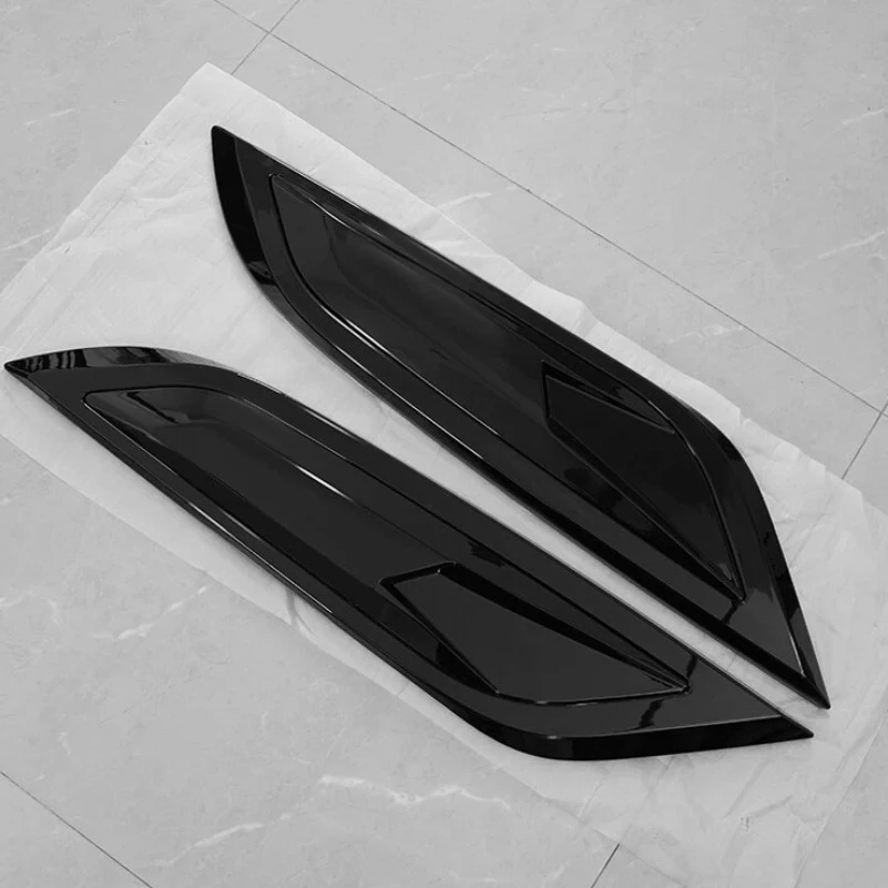 1 пара передних боковых накладок на капот двигателя для Land Rover Defender 110 90 2020-2024, накладка на вентиляционное отверстие, накладка на панель вентиляционного отверстия