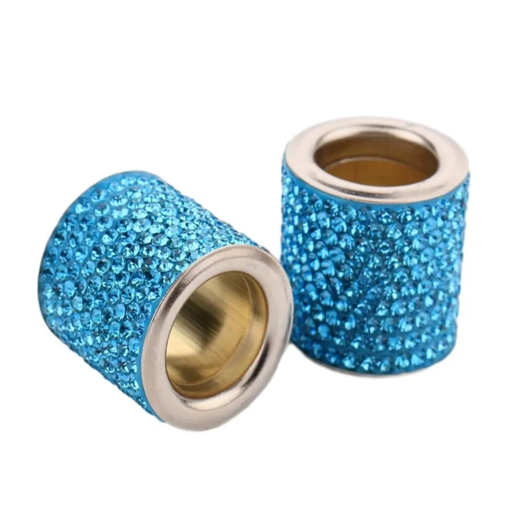Crystal Car Seat Headrest Ring Rhinestone Bling Headrest Decoration Universal Shiny Diamond Car Interior Accessories Women Girls