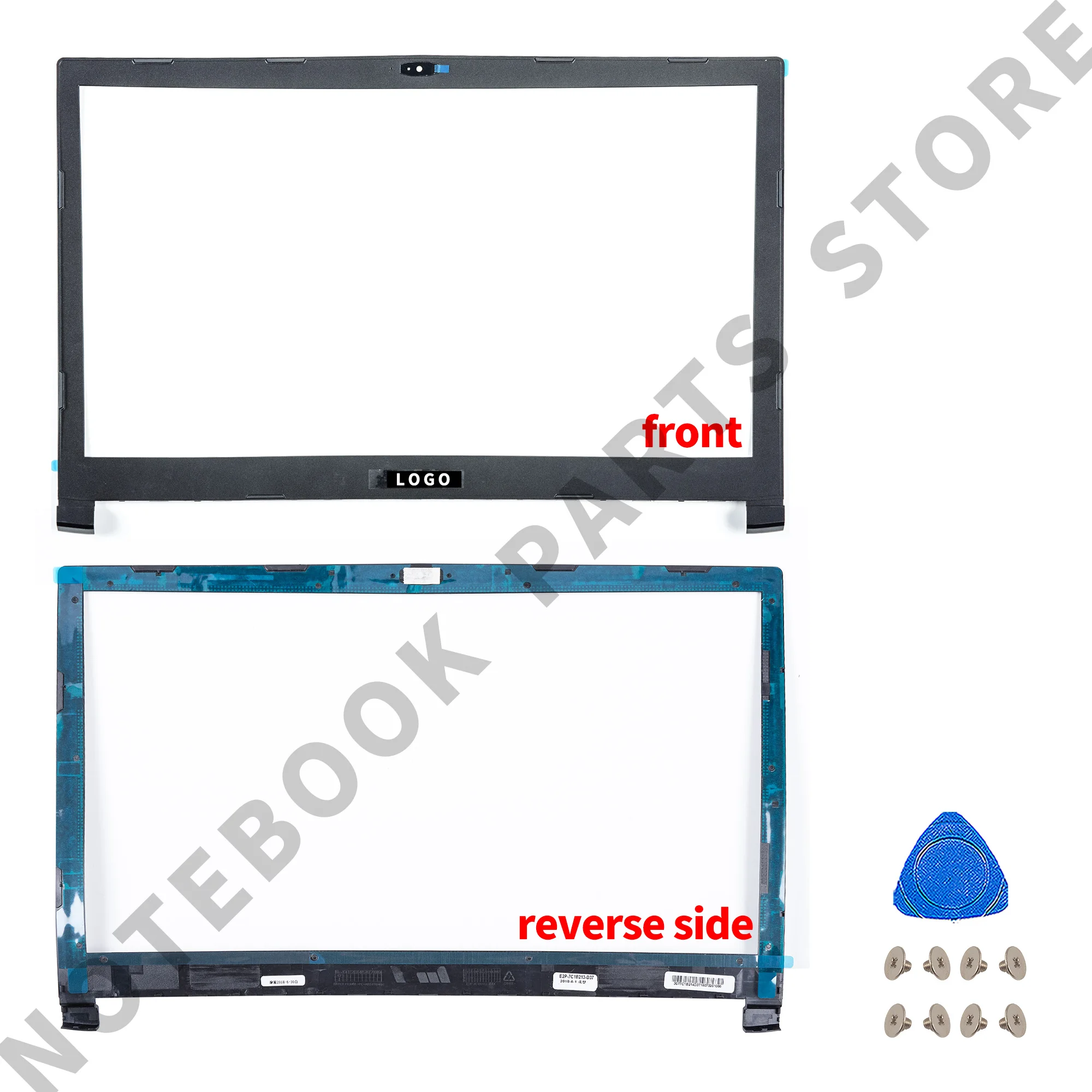 Neue lcd rückseitige abdeckung für ge73 ge73vr MS-17C1 MS-17C5 MS-17C3 vorderseite blende/palmrest/boden gehäuse scharniere scharnier cover buntes licht