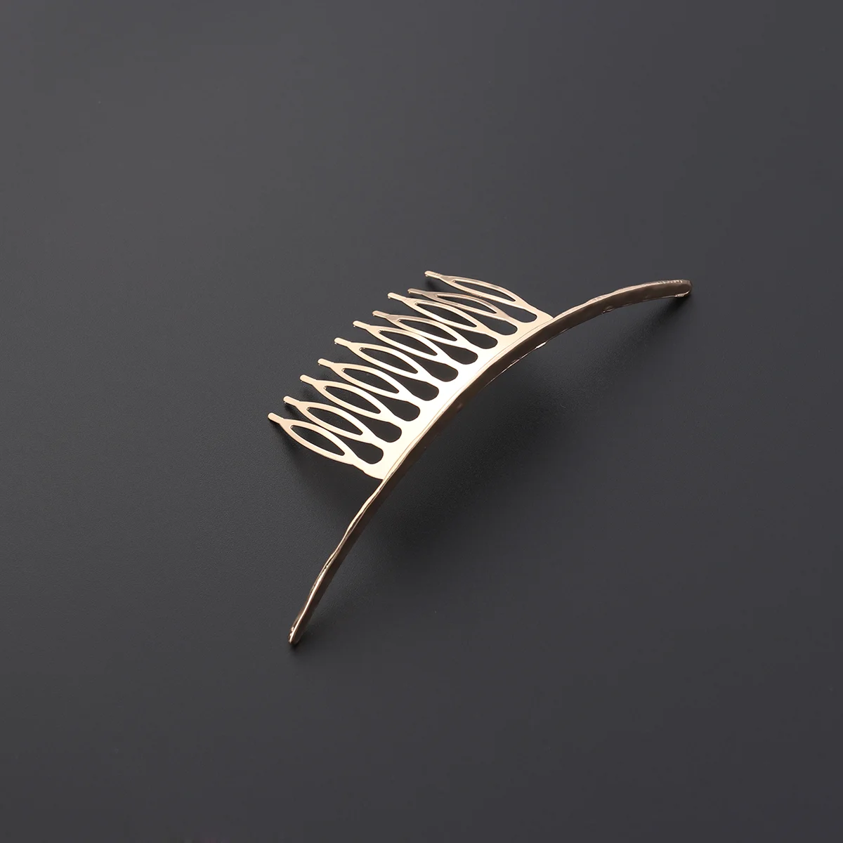 Simple Hair Side Combs Sweet Comb Hair Clip Band Hair Comb for Women Girls Ladies (Golden) bridal side comb