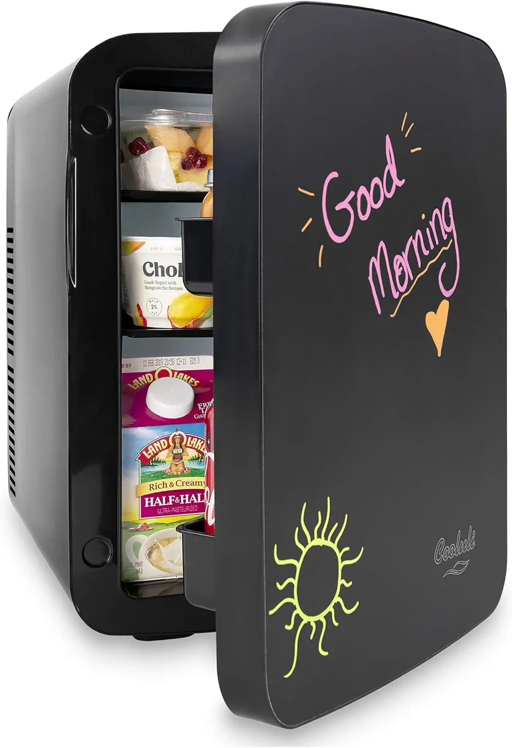 ثلاجة صغيرة محمولة سعة 15 لترًا مع سبورة مغناطيسية - مبرد/دفئة مدمجة للسفر والسيارة والمكتب #2