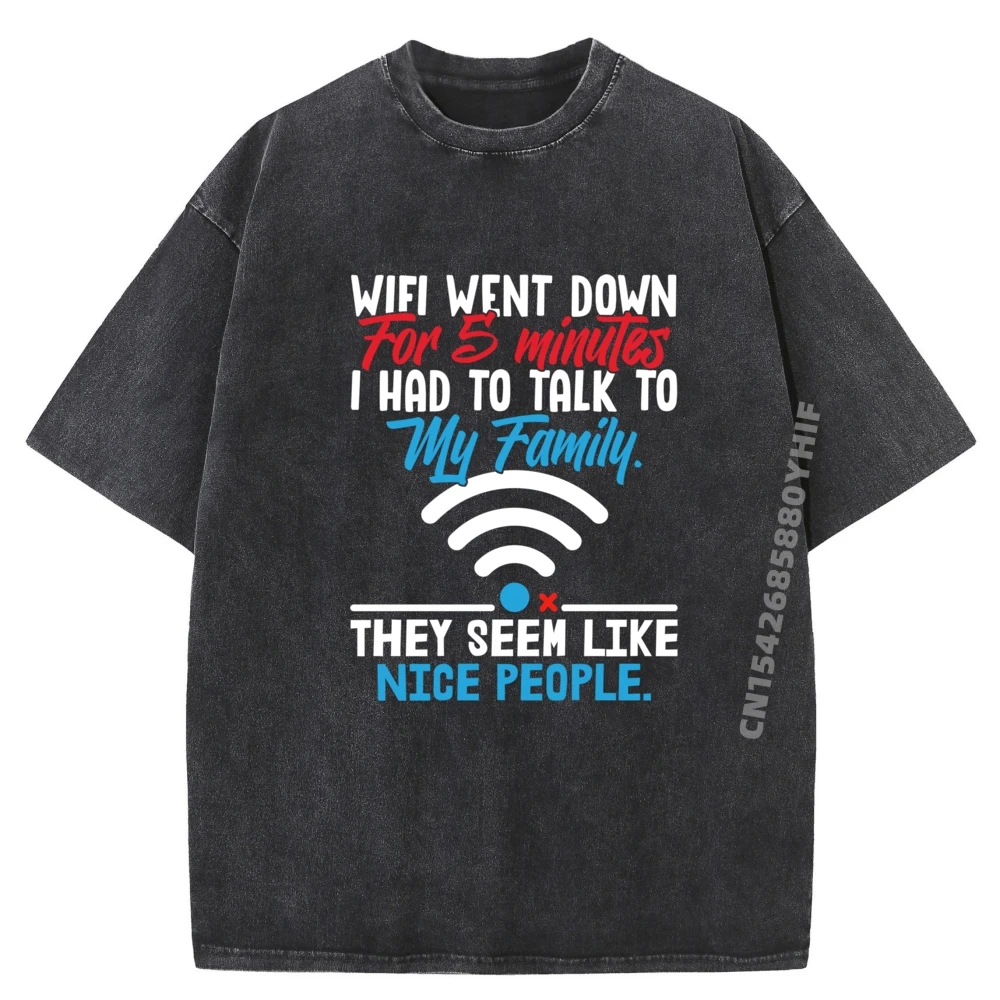 

Мужские топы, Wi-Fi, потертый на 5-минутный компьютер, брендовая одежда для ботаников, забавная рубашка, сумасшедшая модная стираная одежда