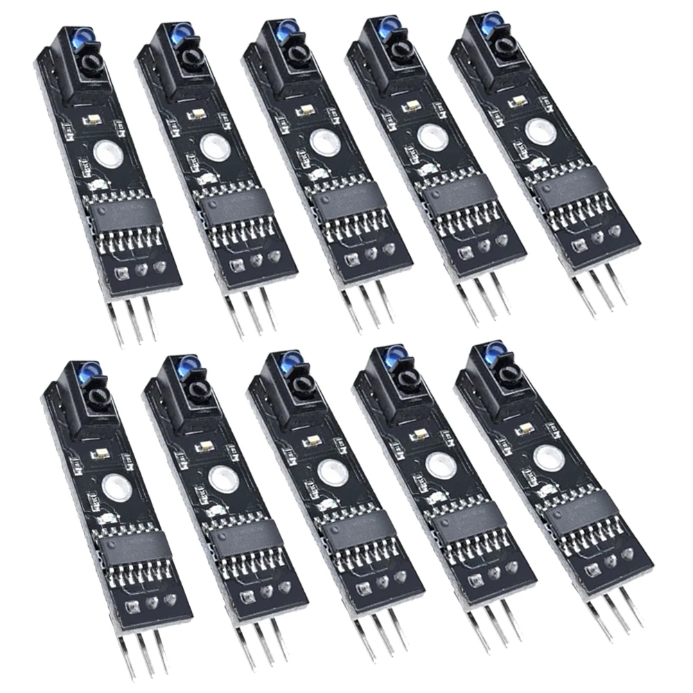 10 pz TCRT5000 5V 3PIN modulo di tracciamento IR linea a infrarossi sensore inseguitore pista di riflessione TCRT5000 ostacolo audanc per Arduino