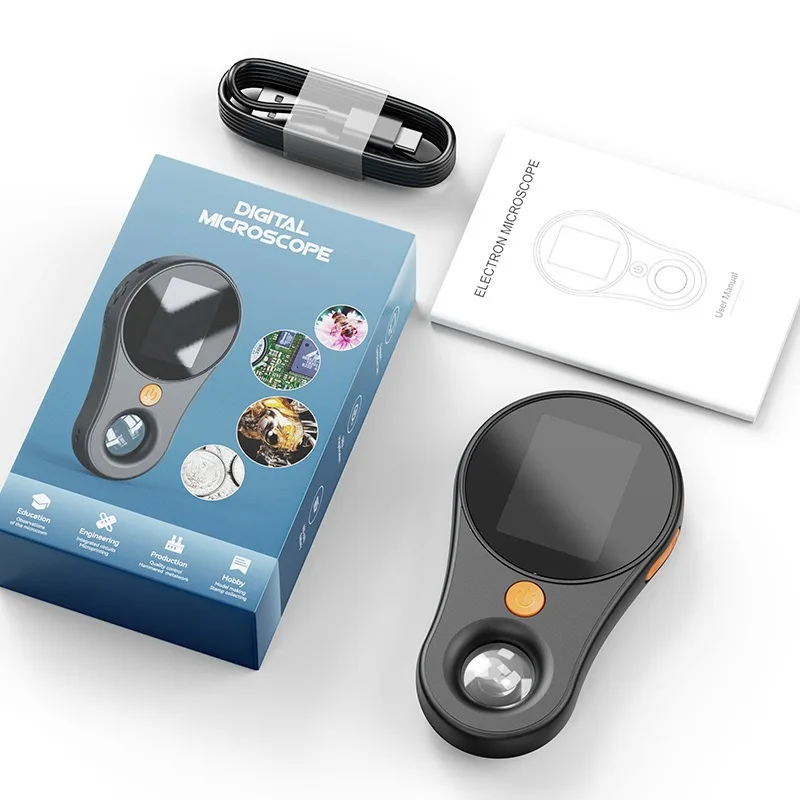 Children's portable optical microscope magnifying glass toy handheld mini student experimental science handheld microscope