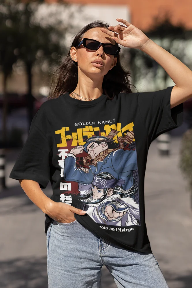 Golden Kamuy T-Shirt Koito Schenka Japan Anime Grahic Tee Gift Shirt All Size