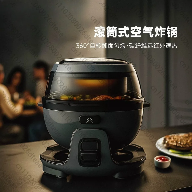 Multifunction New Design Digital Dehydration Grill Roast Home Appliance Electric Rolling Smart Air Fryer With Touch Screen