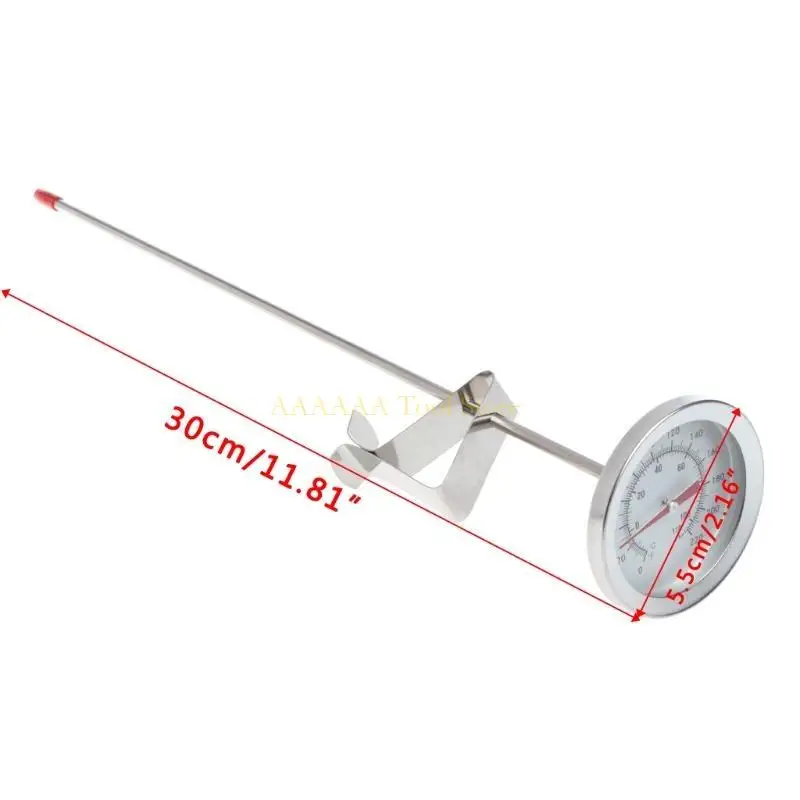 

A2BE Durable Stainless Steel Barbecue BBQ Smoker Grill Thermometer Temperature Gauge