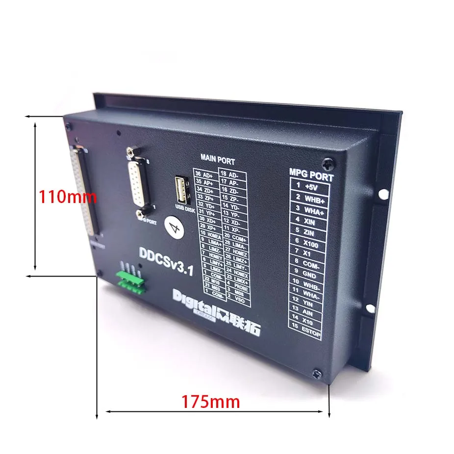 DDCSV4.1 DDCSV3.1 CNC Offline Motion Control System Motor Motion Controller Instead Of Mach3 Motion Control System Metal Housing