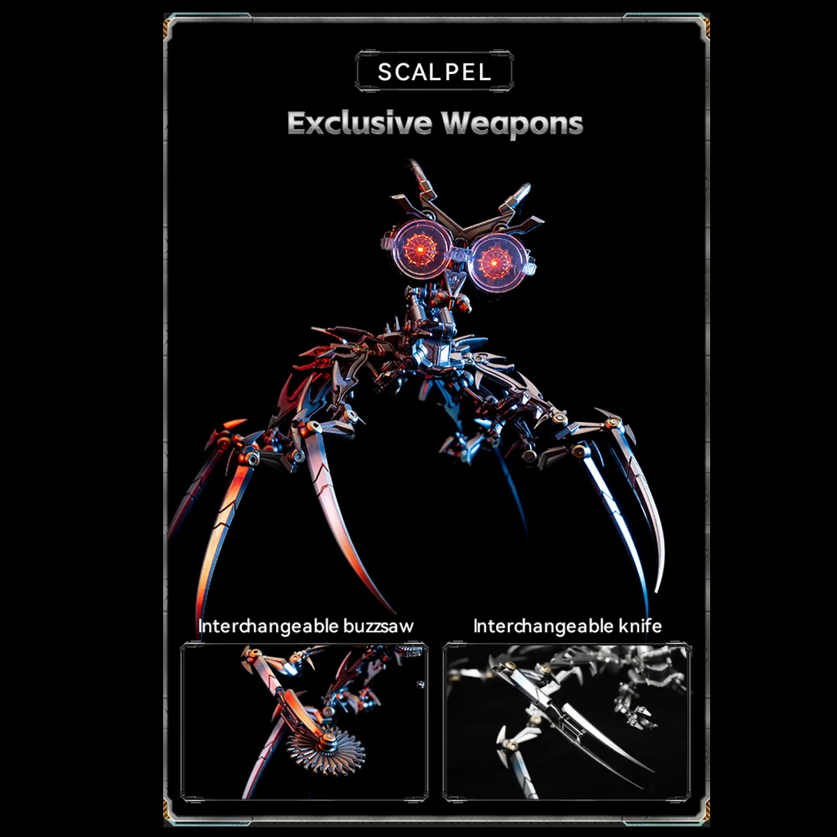 

HiPlay Killerbody Transformers Scalpel 32 Points of Articulation Height 10cm Action Figure