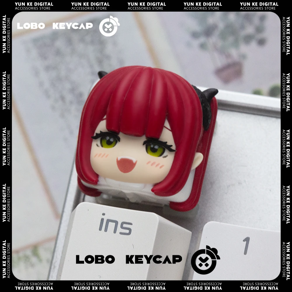 Dressing dolls fall in love  Keycap Hand-made Resin Cute Keycap Mechanical Keyboard Keycaps Customized Gamer Gaming Accessories