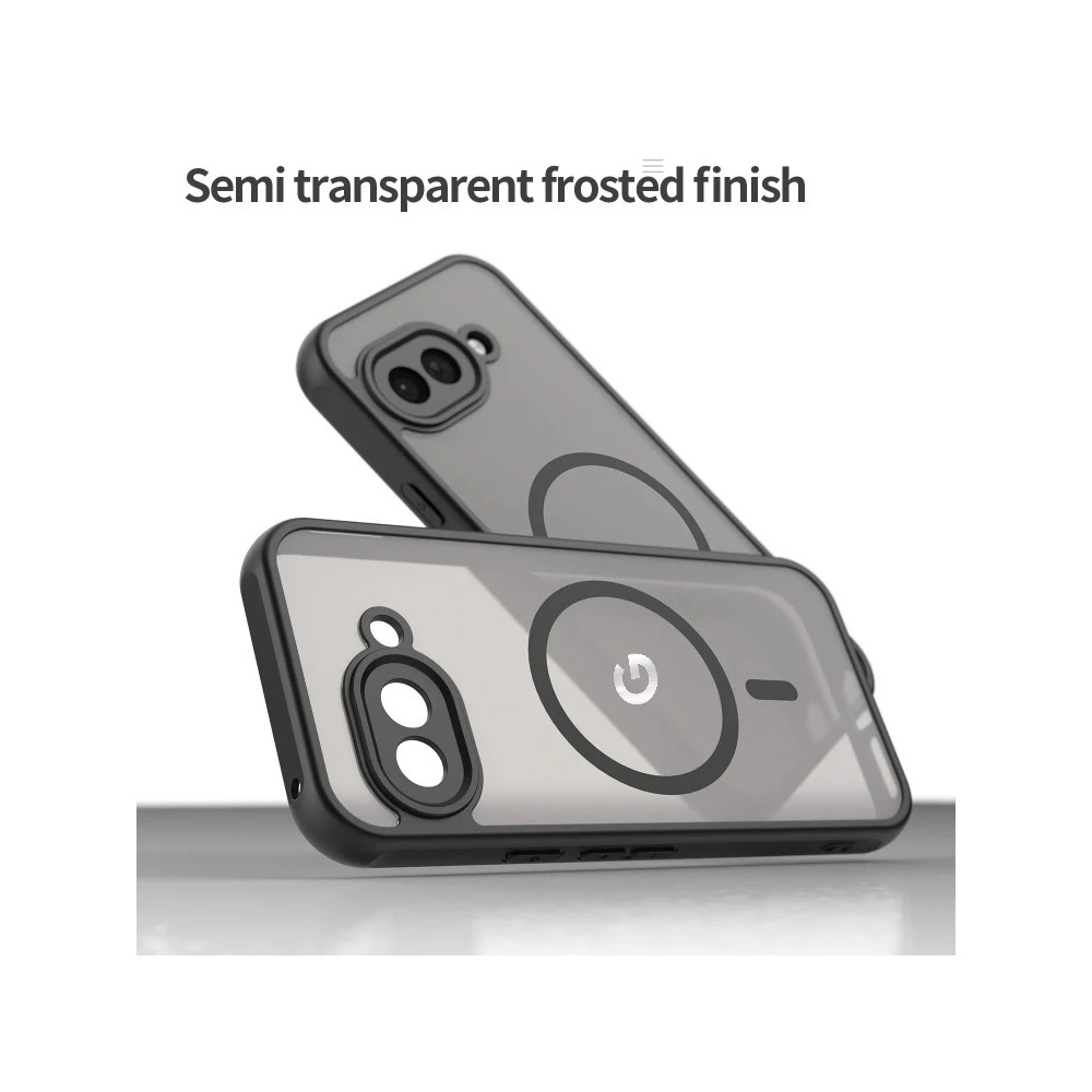 Matte Translucent Magnetic Phone Case for Google Pixel 10 9 A Pro XL Compatible with MagSafe Drop Protect Slim Shockproof Cover