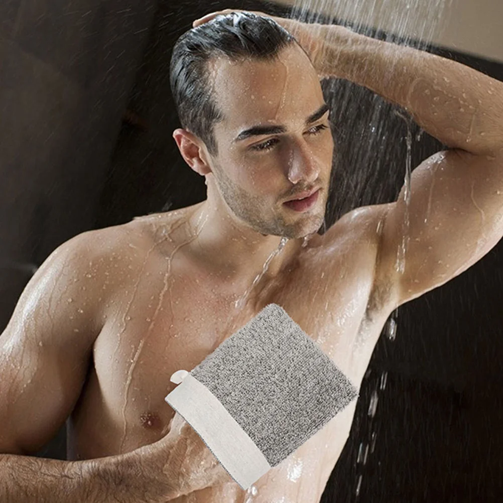 

3pcs Linen Soap Bag Deep Cleansing Reusable Sisal Fiber Soap Bags Foaming Mesh Pouch For Shower Body Grey