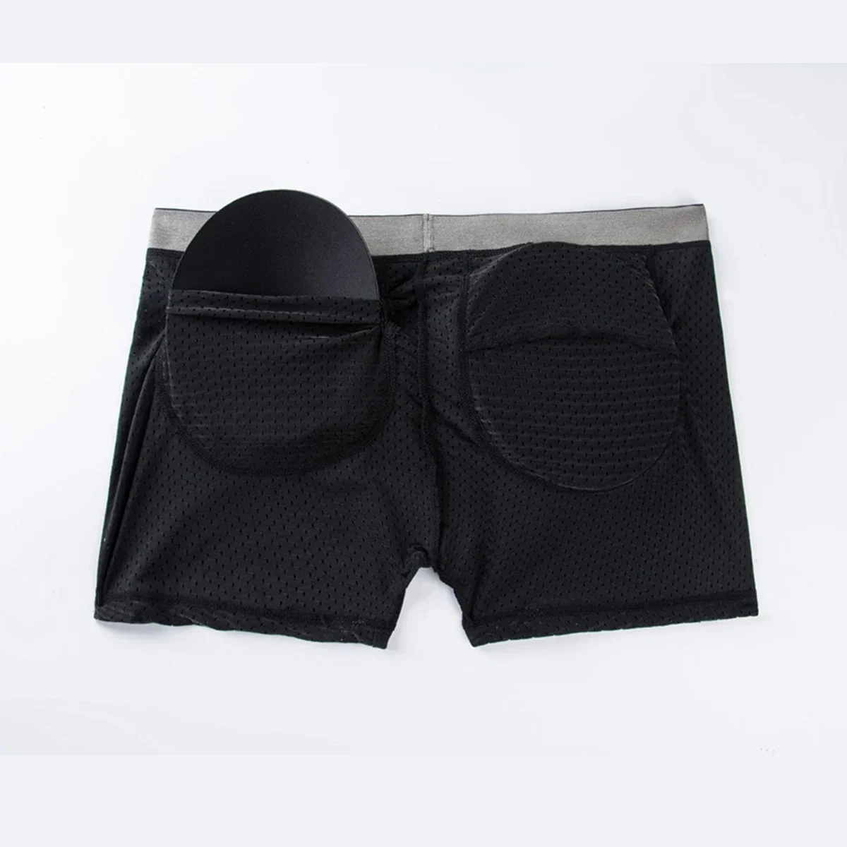 Jockmail sexy Unterwäsche Herren Boxershorts Mesh u Beutel sexy Unterhose mit Hüft polstern Cueca Boxer Männer Schlaf hosen männliche Stämme