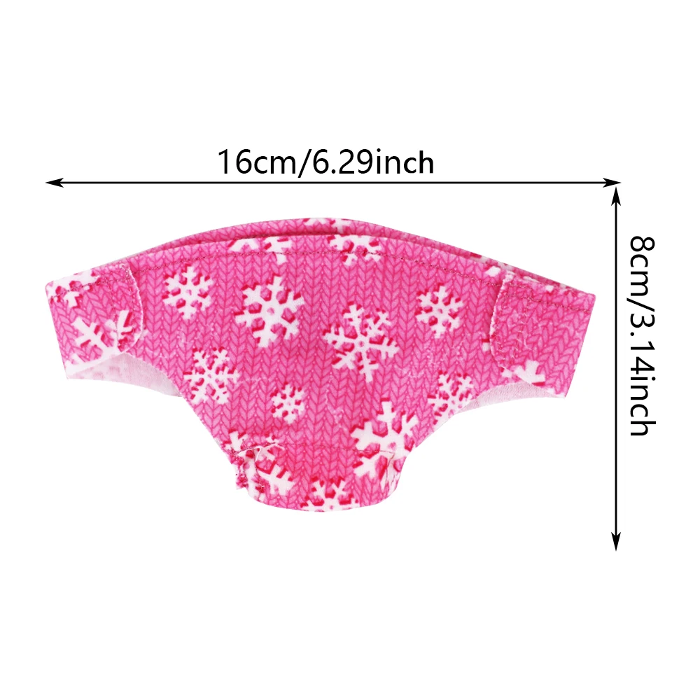 24 bonito cotten calcinha de natal para americano 18 Polegada boneca e 43cm reborn bebê boneca roupas acessórios nossa geração