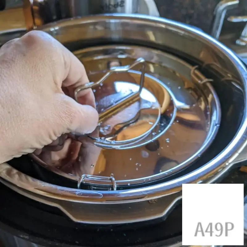 

P4-Flan Pan Flanera Mold 2,3 Qt, форма для флан из нержавеющей стали с крышкой - Flan Maker - Flanera Flan Maker Прочный 21 X 21 X 9 см