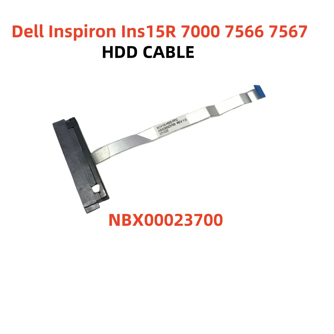 Conector de Cable flexible SATA para disco duro HDD para Dell Inspiron Ins 15R 7566 7567 14R 7466 7467 15 7000 conector SATA para ordenador portátil