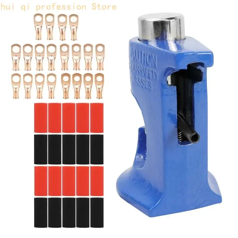 Fahrzeugverkabelungs-Presswerkzeug Hammer-Kabelschuh-Crimper-Set für Batteriekabel-Serviceaufgaben H8WE – Detail 7