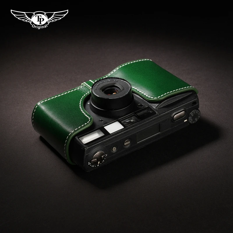 

Handmade Genuine Leather Camera Half Case Cover Camera Bodysuit for Ricoh GR1V GR1S GR21