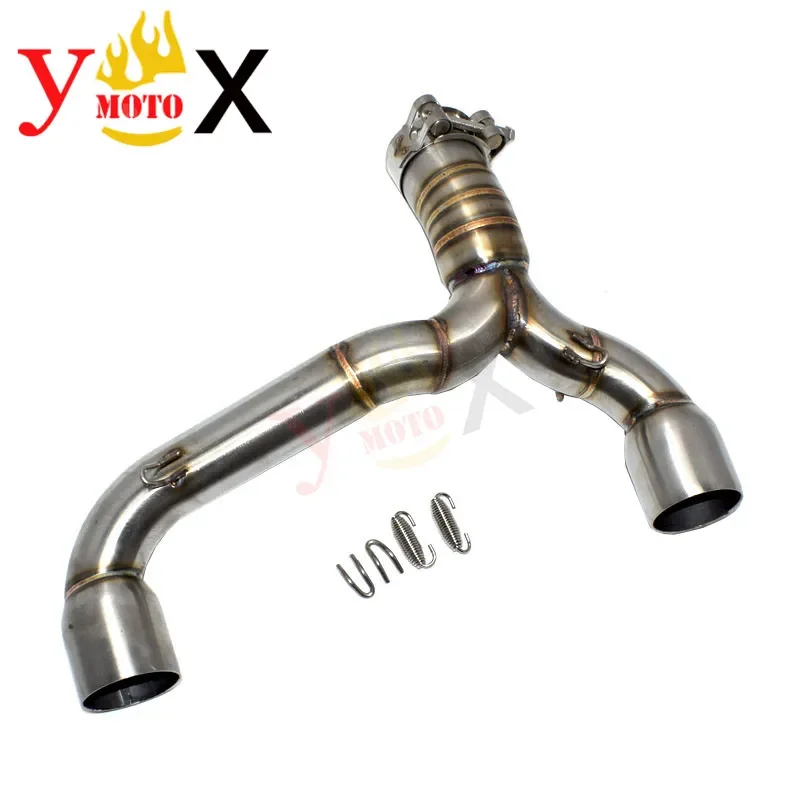 GSR 400 600 Motorcycle Slip On Middle Link Exhaust Pipe Connection Mid Tube Muffler Adaptor For Suzuki GSR400 GSR600 BK400 BK600