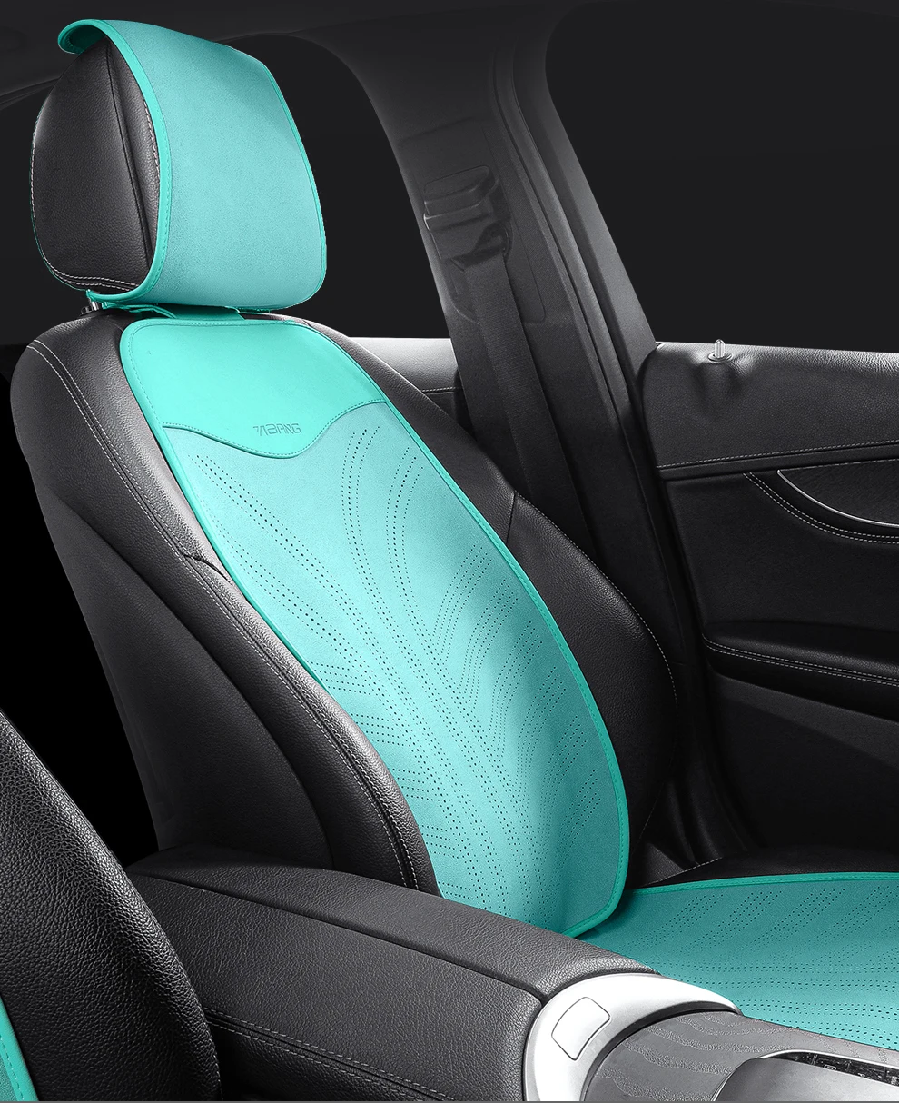 Leder-Autositzbezüge Luxus-Sitzpolster für BMW E60 X5 E70 E46 E36 Audi A4 B8 Golf 5 Opel Corsa d Cupra Formentor – Detail 10