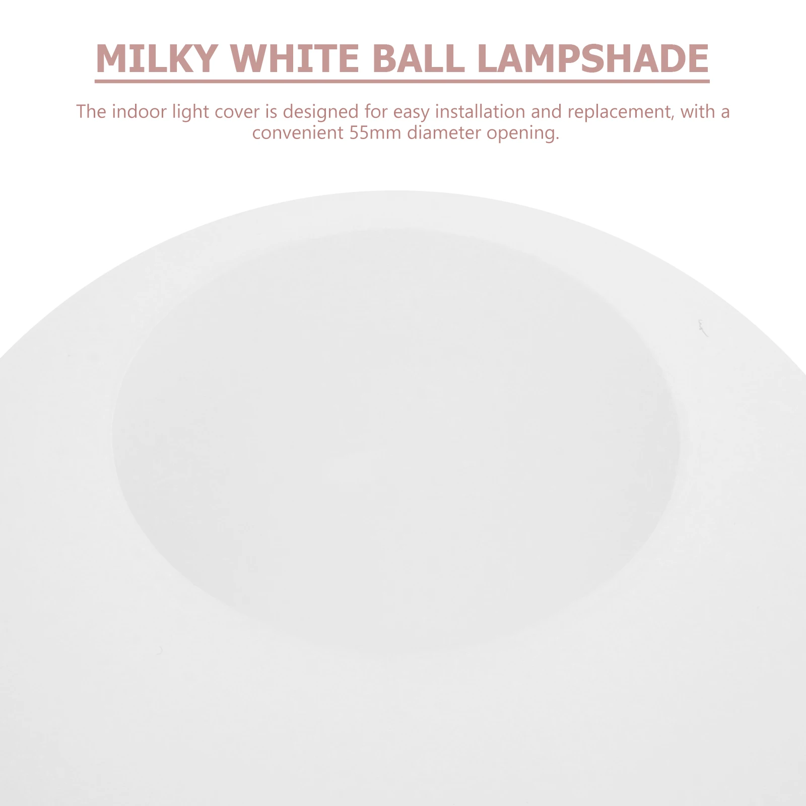 

Durable 130mm Glass Lamp Shade for Pendant and Ceiling Lights Easy to Replace and Install Glass Lamp Shade Chandelier Lampshade