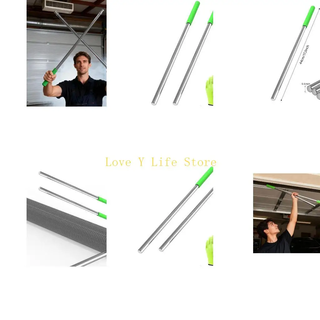 

L74C Garage Door Spring Repair Equipment Foot Diameter Winding Pubs With Reinforced Handle And Work Safety Gloves