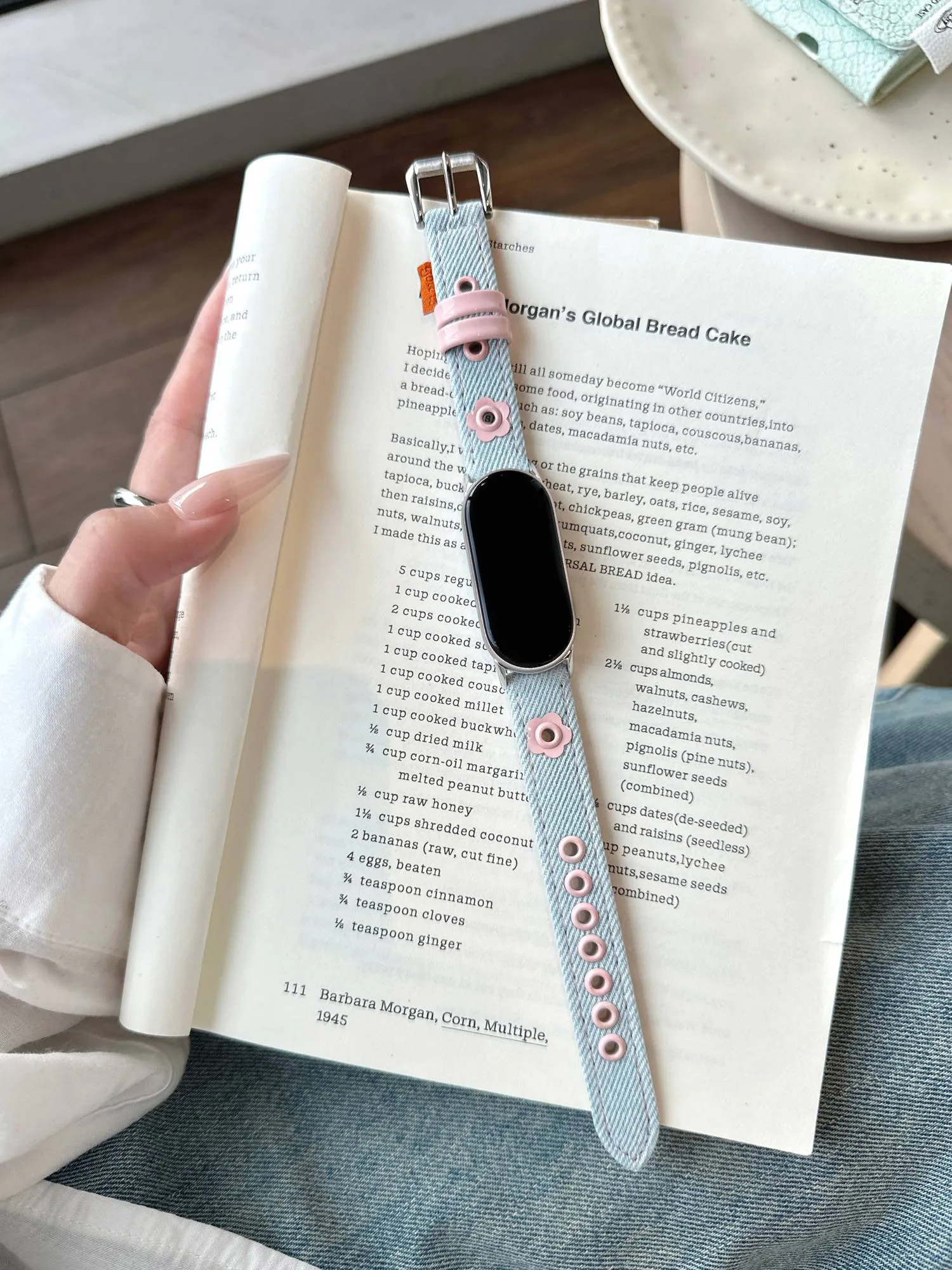 Advanced Cute Flower Leather Correa For XIAOMi Band 10 9 8 Strap Metal Link Bracelet NFC Wristband Accessories