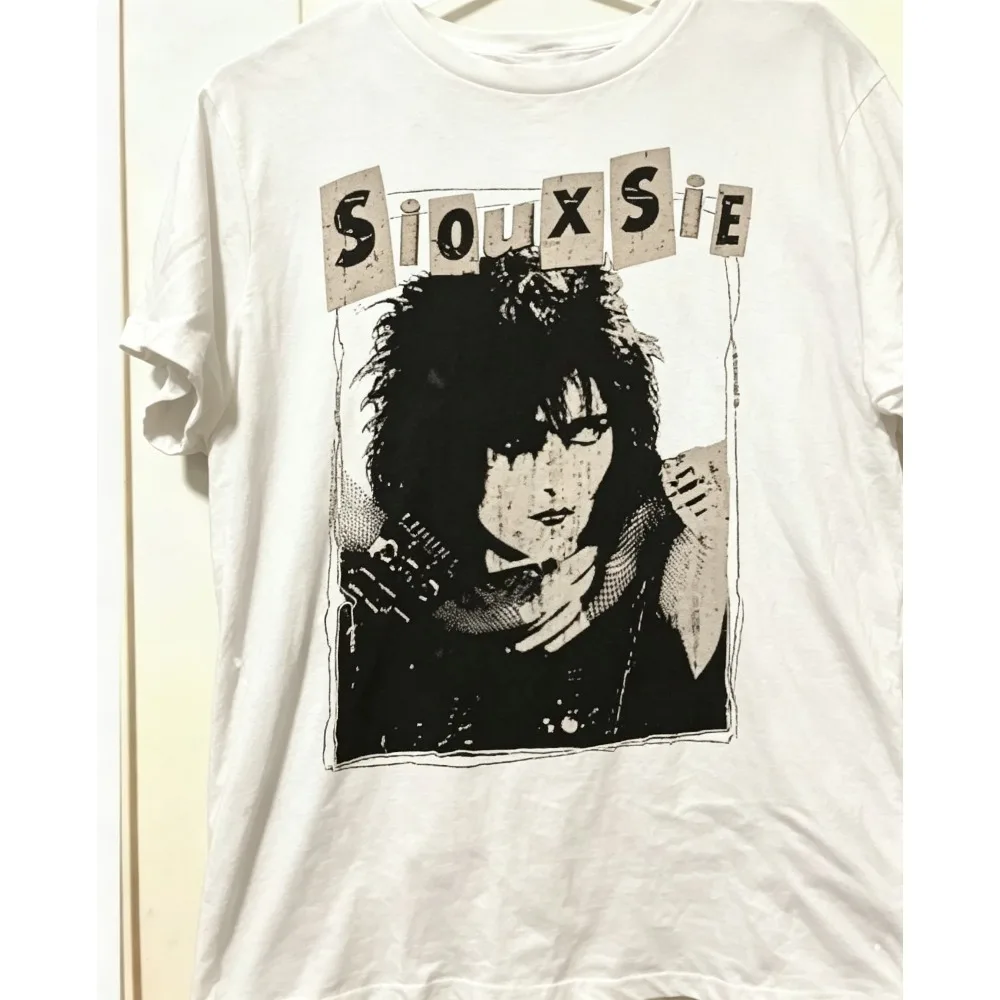 2026 New Siouxsie Portrait Graphic T-shirt Men Women Vintage Band Print Short Sleeve Tops Retro Punk Streetwear Casual Tees