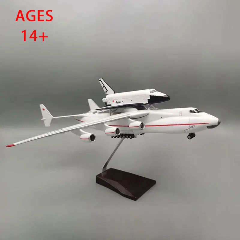 42cm Antonov AN225 Mriya Space Shuttle Blizzard Transport Aircraft Resin Replica Model for Home Decoration Collection