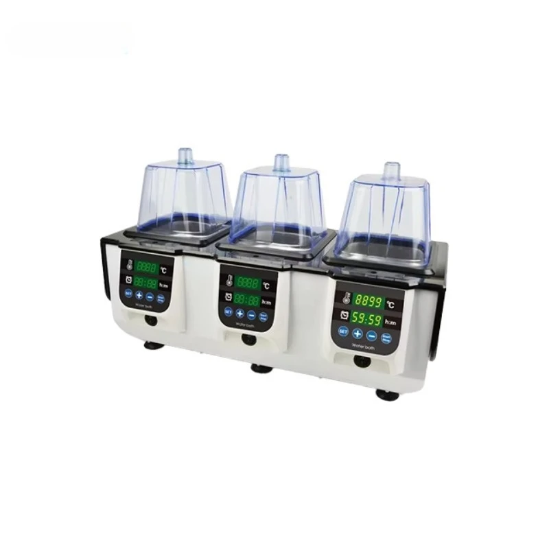 Thermostatic Water Bath WT100-3 with Dual Digital Tube Holographic Display Temperature and Timing Time