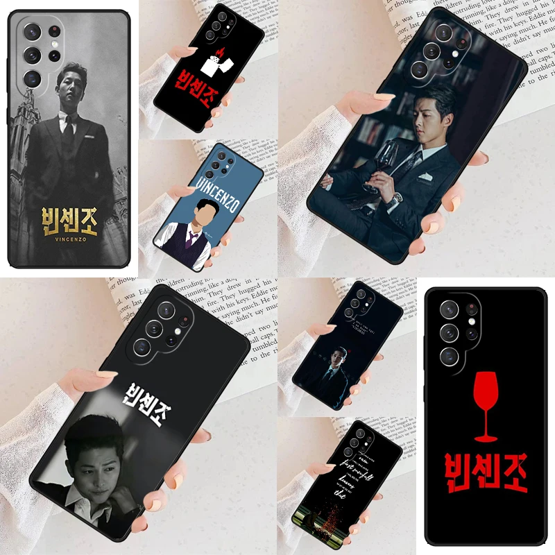 Funda para Teléfono Celular Vincenzo Cassano Kdrama para Samsung Galaxy S26 Ultra S25 S24 S23 S22 S21 S20 Note10