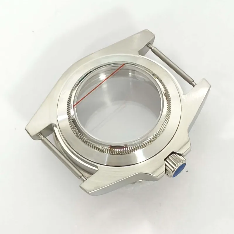 إطار من السيراميك، حافظة ساعة مع حافظة خلفية صلبة وخيارات خلفية لعلبة العرض مكبر الياقوت مناسبة لحركة NH35/36/7S #5