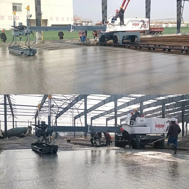 VANSE YZ40-4E Telescopic Boom Self-Leveling Concrete Laser Leveling Machine Industrial Concrete Leveler Machine