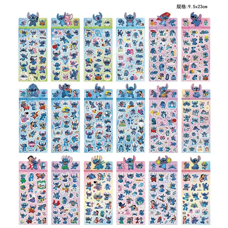 Imagem -02 - Disney Cartoon Stitch Adesivos Creative Koala Scrapbooking Faça Você Mesmo Diário Adesivo Decorativo Etiqueta da Vara do Álbum 50 Pcs por Lote