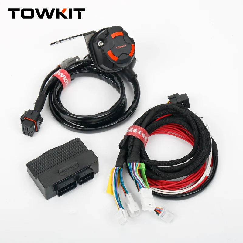 For BYD Song plus Trailer Wiring Harness Kit Eur 13/7 pin trailer RV tail light signal Australia 12/7 pin Trailer controller