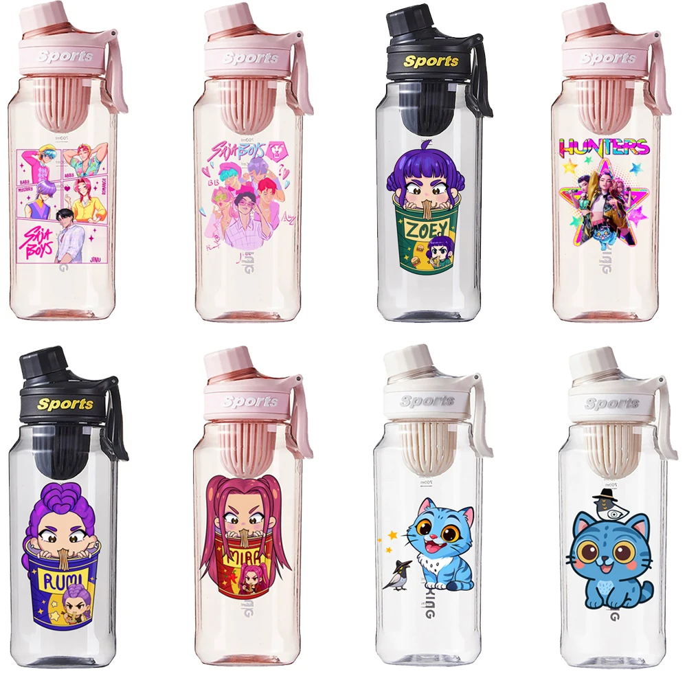 Korea Beliebter Film Kpop Demon Hunters Saja Jungen Tragbare Wasserflasche für Erwachsene Kinder Outdoor für Fitnessstudio Laufen Aktivitäten Geschenk